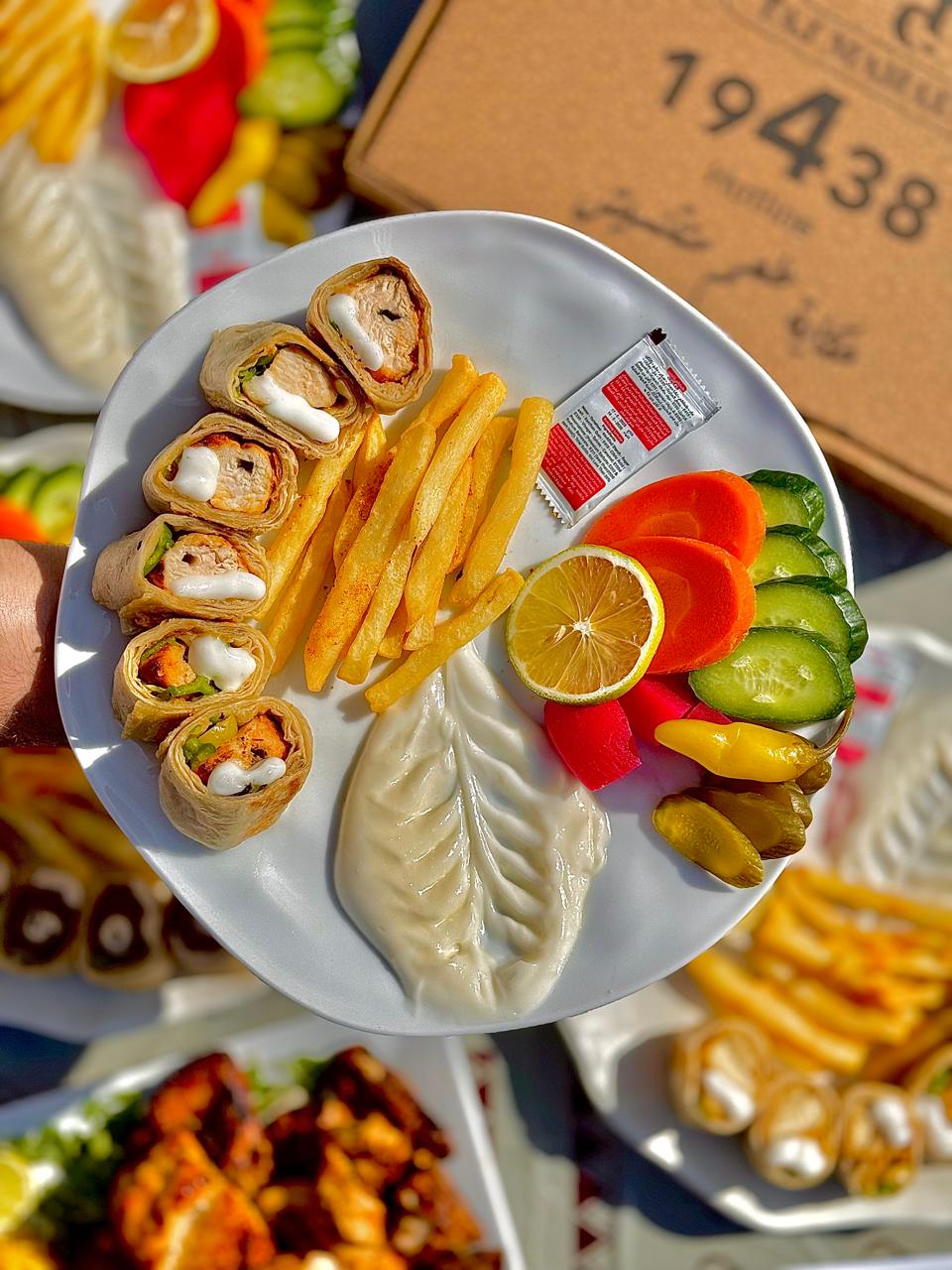 وجبة شيش طاووق عربي